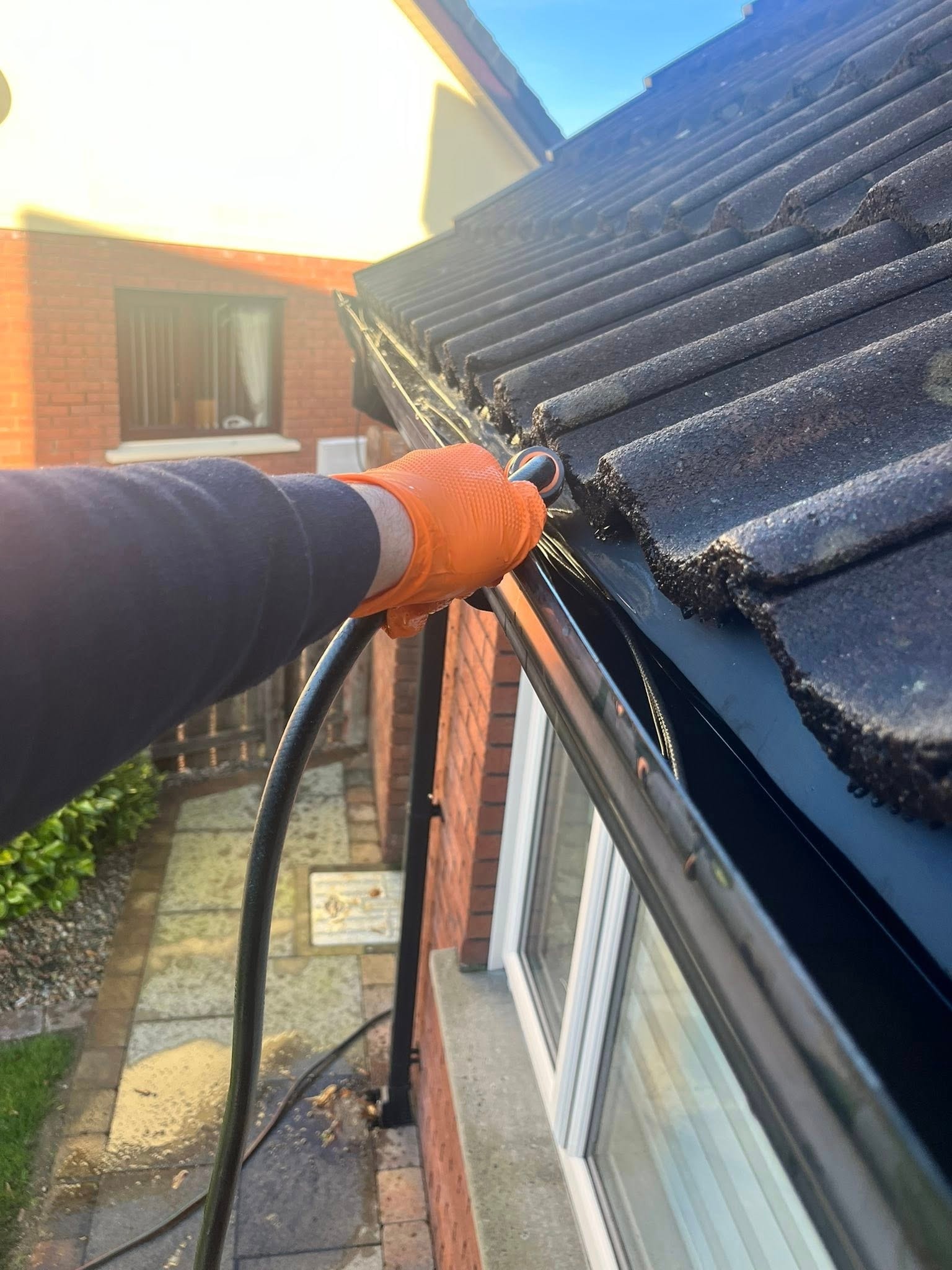 Professional gutter cleaning service